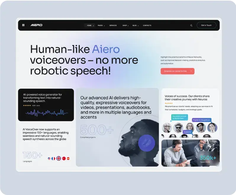 AI Agency & Technology HTML Template