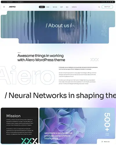 AI Agency & Technology HTML Template